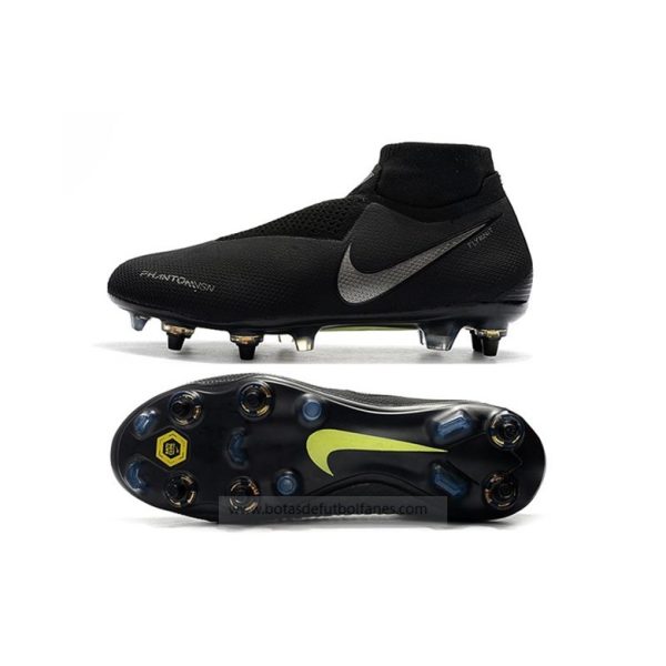 Nike Phantom Vision Elite DF SG PRO Anti Clog Negro Plata